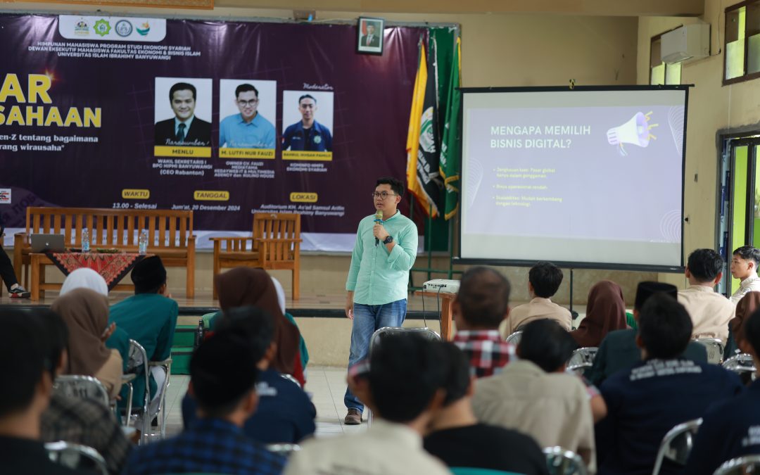 Seminar Kewirausahaan Menyatukan Perspektif Gen-Z di Kampus UNIIB Banyuwangi