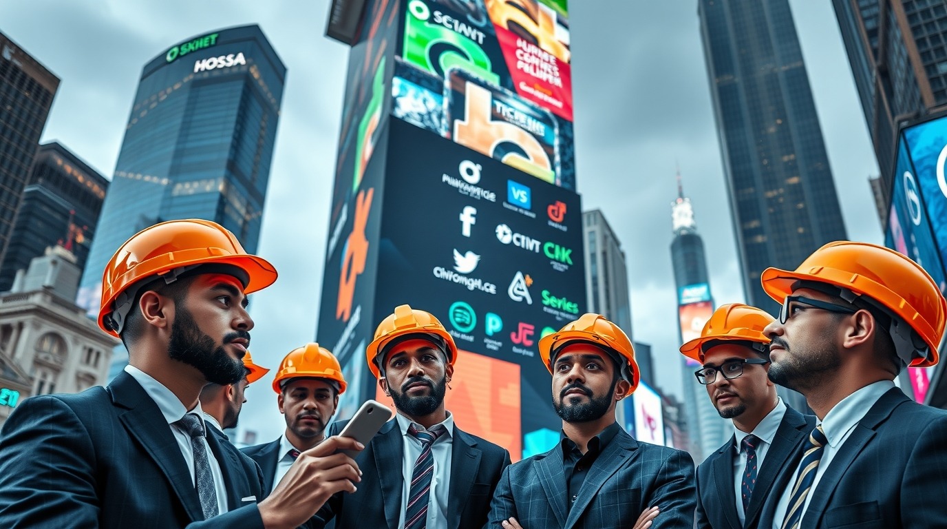 Flux_Schnell_A_group_of_men_in_business_attire_and_constructio_1 Digital Marketing Banyuwangi - Pembicara Digital Marketing Banyuwangi